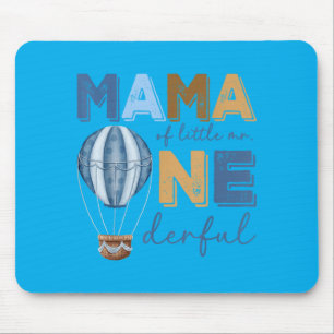 Mama Of Little Mr Onederful 1st Birthday Boy Air Mouse Pad