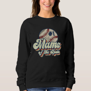Mama Of Rookie Baseball Mom Softball Players Mothe Sweatshirt