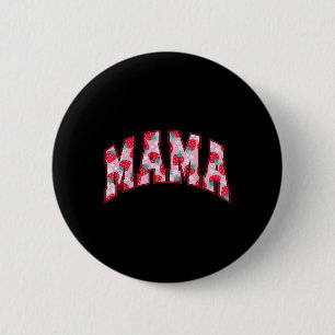 Mama Of The Berry First Birthday Strawberry Family 6 Cm Round Badge