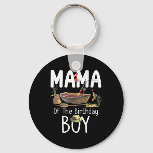 Mama Of The Birthday Boy Fishing Birthday Family M Key Ring