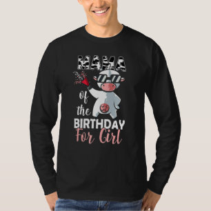 Mama Of The Birthday Girl Family Cow First Bday P T-Shirt