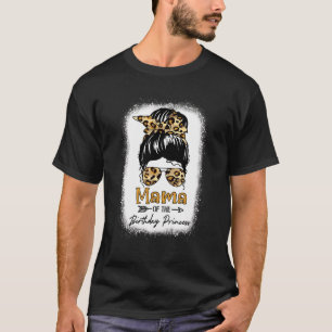 Mama Of The Birthday Princess Matching Family Moth T-Shirt