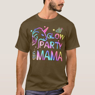 Mama Of The Birthday Unicorn Girl Matching Family  T-Shirt