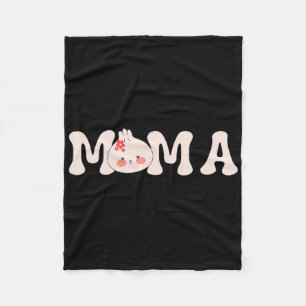 Mama Of The Dumpling First Birthday Ba Fleece Blanket
