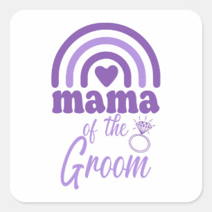 Mama of the Groom Square Sticker