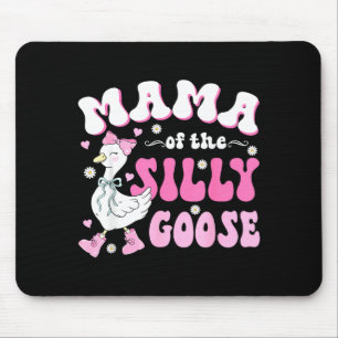 Mama of the silly goose first birthday party famil mouse pad