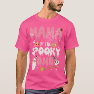 Mama of The Spooky One Girl 1st Birthday Halloween T-Shirt