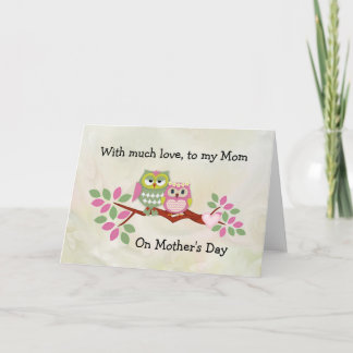 Mama Owl Mother's Day Card
