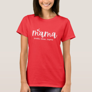 Mama Personalised Mother's Day T-Shirt