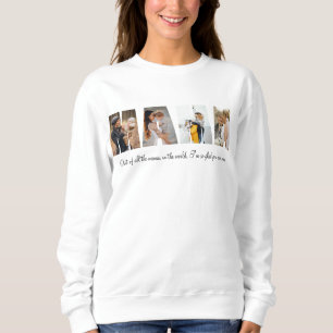 Mama Photo Collage Sweatshirt for Mother's day