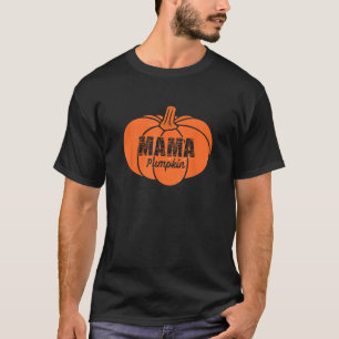 Mama Pumpkin Matching Family Halloween Thanksgivin T-Shirt