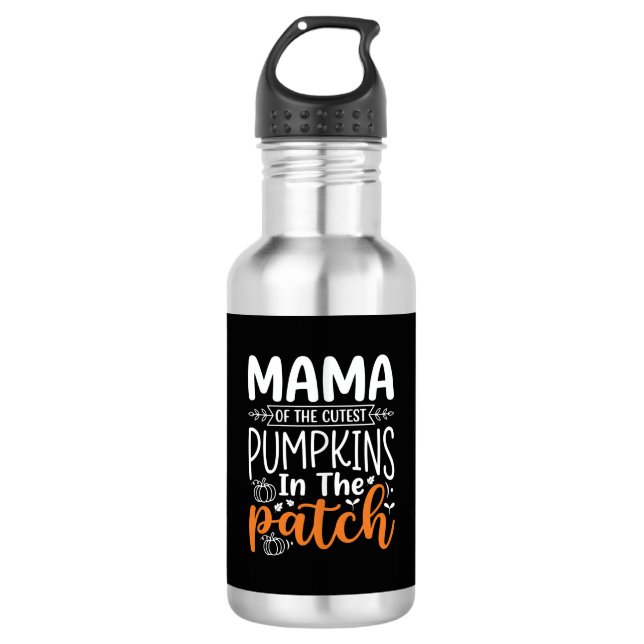Mama Pumpkins Patch Halloween Design_1 532 Ml Water Bottle (Front)
