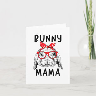 Mama Rabbit Mum Mother's Day Card