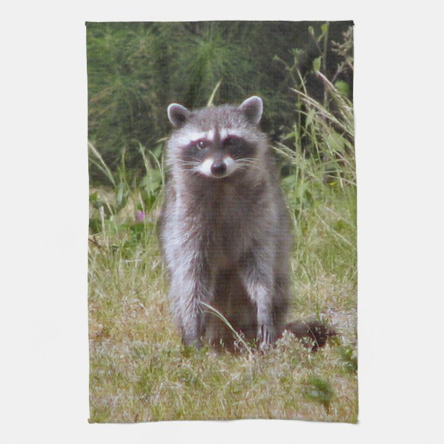 Mama Racoon Tea Towel (Vertical)
