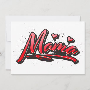 Mama red Heart Graffiti Map
