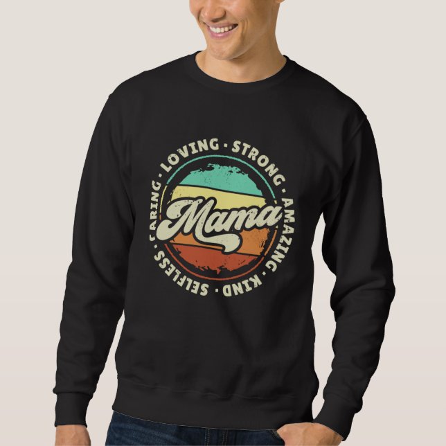 Mama Retro Sunset Sweatshirt (Front)