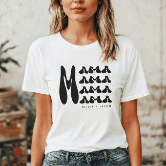 Mama | Retro Typography Kids Names Mother T-Shirt