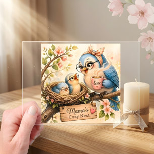 Mama’s Cosy Nest Acrylic Invitations