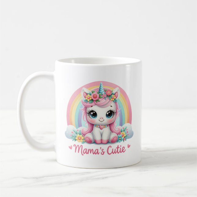 Mama’s Cutie Cat Coffee Mug (Left)