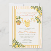 Mama’s Main Squeeze Lemon Baby Shower Invitation