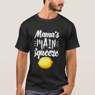 Mama s Main Squeeze Summer Lemon Yellow Fruit Gift T-Shirt