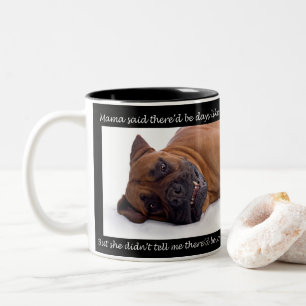Mama Said There' be Days Like This Bullmastiff Mug
