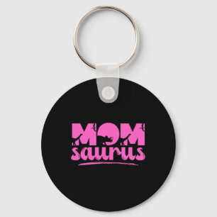Mama Saurus T-rex Dinosaur Mother Saurus Family Ma Key Ring
