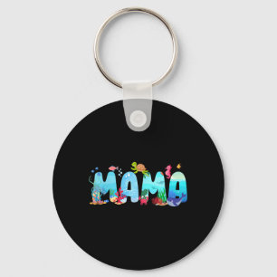 Mama Sea Animal Theme Family Birthday Party Key Ring