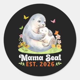 Mama Seal Est 2026 Motherhood Journey New Mum with