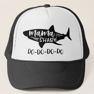 Mama Shark Do-Do-Do-Do Mummy Shark Funny Trucker Hat