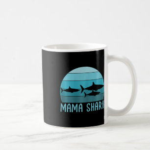 Mama Shark Mum Of 2 Mother's Day Coffee Mug