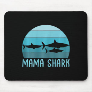 Mama Shark Mum Of 2 Mother's Day Mouse Pad