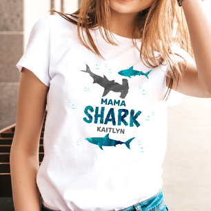Mama Shark   Parents Any Age Birthday T-Shirt