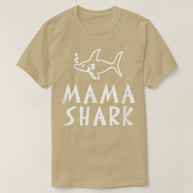 Mama Shark  T-Shirt (Design Front)