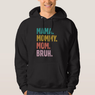 Mama Shirt for Women Mama Mummy Mum Bruh Mother's 
