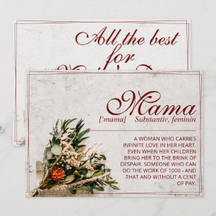 Mama - simply irreplaceable - Bouquet