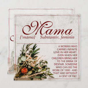 Mama - simply irreplaceable - Bouquet