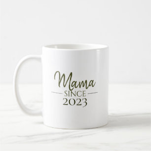 Mama Since Personalised Year Minimal Motherhood Coffee Mug