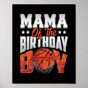 Mama Sketll Birthday Boy Family Ller B-day Party  Poster