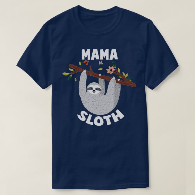 Mama Sloth Matching Family s For Menwomen s  T-Shirt (Design Front)