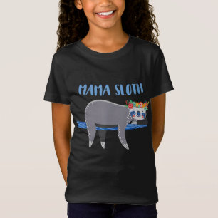Mama Sloth Sloth Spirit Animal Matching Family T-Shirt