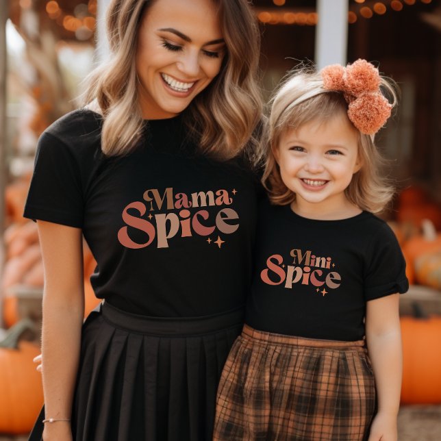Mama Spice and Mini Spice Matching Mummy & Me Baby T-Shirt (Creator Uploaded)