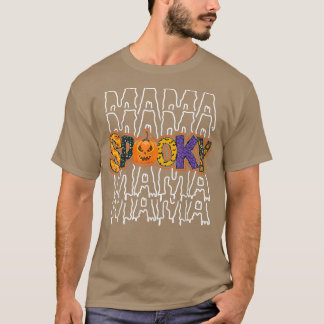 Mama Spooky Tee,Mummy Spooky Tee,Spooky Season Hal T-Shirt