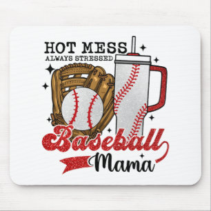 Mama Sport Mum Women Mothers Day 2024 Girls Kids Mouse Pad