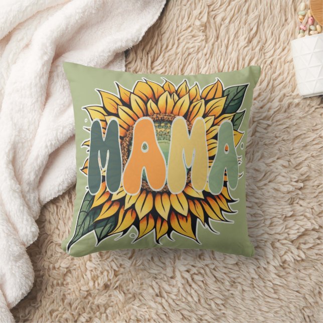 MAMA Sunflower Cushion (Blanket)