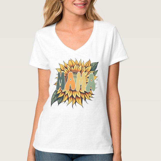 MAMA Sunflower T-Shirt (Front)