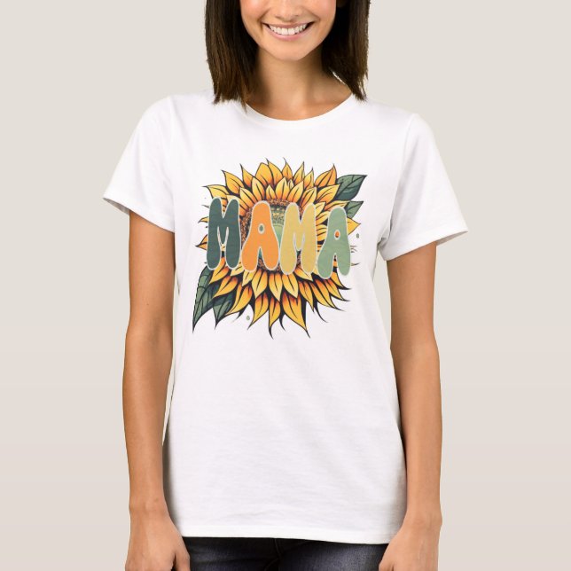 MAMA Sunflower T-Shirt (Front)