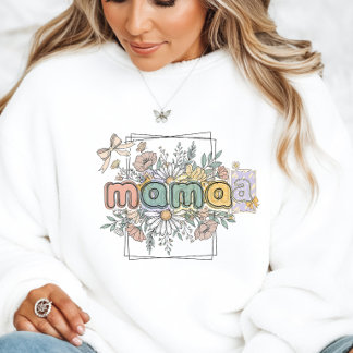 Mama Sweatshirt Stylish Mum Pullover Perfect Gift