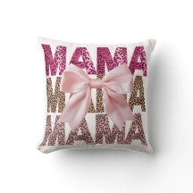 MAMA Throw pillow