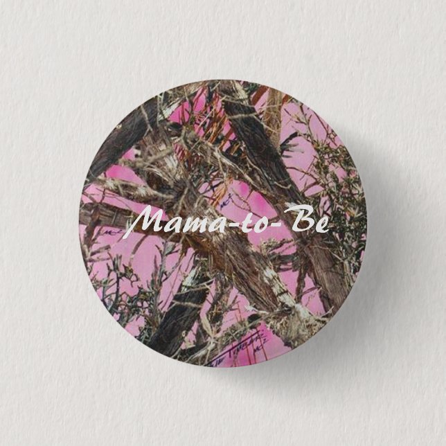 Mama-to-be 3 Cm Round Badge (Front)